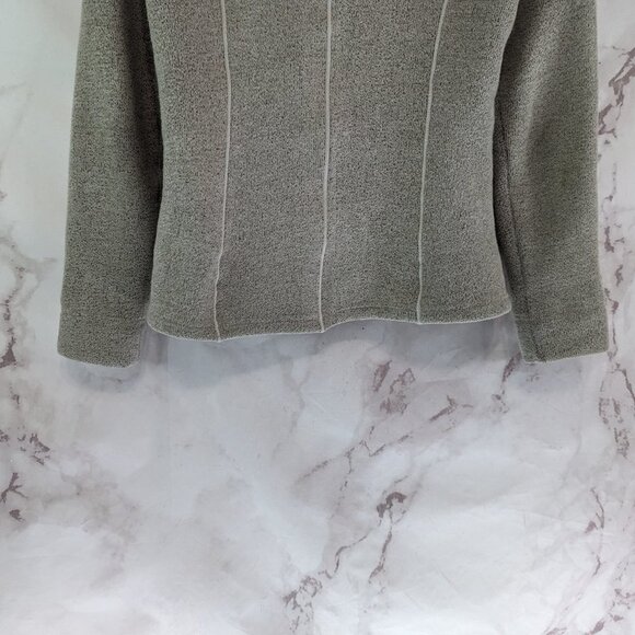 Kuhl Jacket Women XS Gray Sweater Fleece Full Zip Alf Stella Teddy Sherpa Hood - Picture 7 of 13